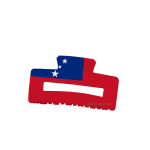 Pinzas para el Cabello con la Bandera de Santa Vincencio y las Granadinas para Mujer, Pinzas Rectangulares Antideslizantes, Accesorios para el Cabello para Celebraciones Patrióticas - Product Image 6
