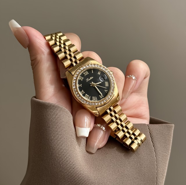 Scottie 9739 Custom Color Dial Waterproof Fashion Stainless Steel Strap Watch,quartz Wristwatch