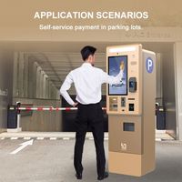 LIEN Self Service Écran tactile Extérieur Debout Parking Paiement ATM Kiosque Machine Accepteur de billets Paiement de billets SDK