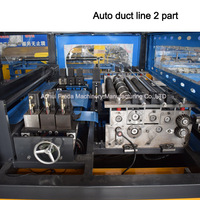 Ligne de fabrication de conduits carrés automatique Mini Line 5 avec système de pliage Pittsburgh pour équipement de conduits CVC