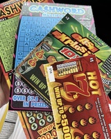 Billets de loterie à gratter personnalisés, billets de jeu à gratter, cartes de loterie à gratter personnalisables, jeu à gain instantané, billets de loterie à gratter