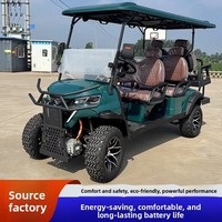 Voiturette de golf électrique 2 places tout-terrain de luxe, 30 km/h, 48 V, directement de l'usine, pour patrouille et tourisme en sites touristiques