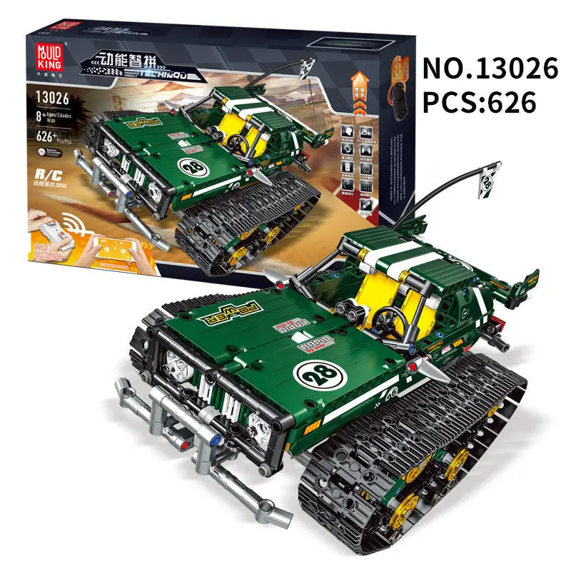 Mould King Bricks legoing Technic Car Brand New Rc Model Building 13026 App Robert M1-4 Toy Build Block Kit Child Gift