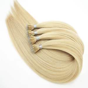 Vente en gros d'extensions de cheveux humains Nano Ring, extensions de cheveux Nano Tip, cheveux russes, extensions de cheveux Nano, sans nœuds, sans perte - Product Image 3