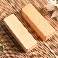 Approvisionnement en usine Logo personnalisé Boîte de rangement en bois de hêtre massif Vernis Joint Cadeau Boîte de timbres en bois avec couvercle magnétique