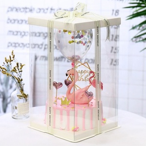Wholesale Factory Customized Environmental protection Transparent PET High - Quality clear Cake <b>Box</b> - Product Image 3