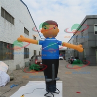Danser gonflable à mains ondulées, personnalisation personnalisée, pour publicité