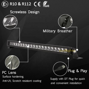 Owllights 100W aluminium IP68 tout-terrain 4x4 sans vis mince voiture camion 20 pouces simple rangée <span class=keywords><strong>LED</strong></span> barre lumineuse - Product Image 5