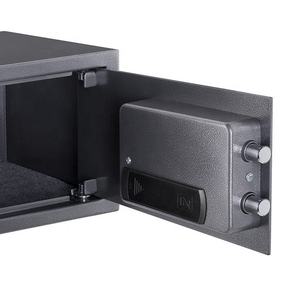 <span class=keywords><strong>Caja</strong></span> Fuerte Digital Compacta Safewell con Teclado Electrónico y Llave Manual <span class=keywords><strong>para</strong></span> <span class=keywords><strong>Guardar</strong></span> Dinero en Efectivo, <span class=keywords><strong>Documentos</strong></span> y Joyas - Product Image 4