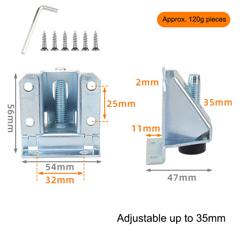 blue zinc Adjustable up to 35mm