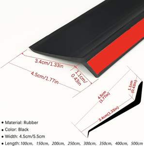 Barrière anti-pluie en caoutchouc auto-adhésive étanche pour seuil de <span class=keywords><strong>fenêtre</strong></span>, bande d'étanchéité pour portes et fenêtres - Product Image 6