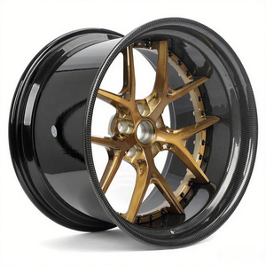 ล้อฟอร์จอะลูมิเนียม 6061-T6 แบบเว้าสั่งทำพิเศษสำหรับรถยนต์ ขนาด 5x114.3 5x130 5x120 5x112 5x108 PCD 16 17 18 19 20 21 22 24 26 นิ้ว - Product Image 1