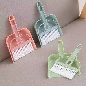 Creative Practical Function Car Pets Desktop Keyboard Sweep Cleaning <b>Brush</b> <b>Small</b> Portable Mini Broom <b>Dustpan</b> Set - Product Image 4