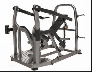 Machine à presse pectorale inclinée professionnelle LD-4008, équipement de musculation commercial à charge de plaques pour l'entraînement de la force <span class=keywords><strong>des</strong></span> pectoraux supérieurs - Product Image 1