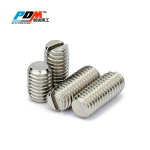 Viti di Fissaggio a Fessura DIN551 con Punta Piatta in Acciaio Legato, Viti di Fissaggio a Punta Piatta Liscia con o Senza Bloccaggio Filettatura M8 - Product Image 1