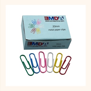 Multi-coloured Paper Clips (6pcs), Strong Grip, Vibrant Colors – Soni Officemate - View #9