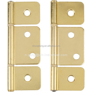 Ba-lá bi-gấp cửa bản lề màn trập không-lỗ mộng nội thất phần cứng bản lề <span class=keywords><strong>3</strong></span> <span class=keywords><strong>1</strong></span>/<span class=keywords><strong>2</strong></span> "Cờ ba lá Brass mạ bản lề - Product Image 5