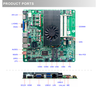 AMD itx mini chipset ordinateur portable de jeu ryzen mince ddr3 serveur industriel embarqué carte mère chine avec processeur