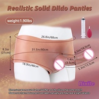Dildo Realista de Silicona con Correa y Función de Eyaculación, Dildo Usable, Juguete Sexual para Adultos, Estimulación Vaginal del Punto G para Mujeres