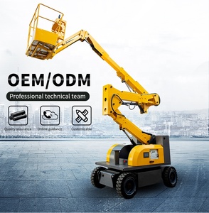 Plataforma Aérea Articulada Autopropulsada TUHE 4WD en Oferta, Capacidad de Carga de 300 kg, Altura Máxima de 14.2 m, Motor Diésel - Product Image 1