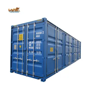 4 Side Door mở xách tay tự lưu trữ 40 feet chiều dài 40 Side mở 40ft cao Cube khô vận chuyển container