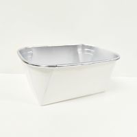 Boîte rigide rectangulaire DAYU personnalisée en papier enduit anti-graisse avec poignée, résistante à l'eau, pour gelées, salades, sushis, bébés