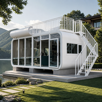 Maison modulaire extensible Apple, conteneur modulaire extensible de 40 pieds, maison conteneur extensible en acier