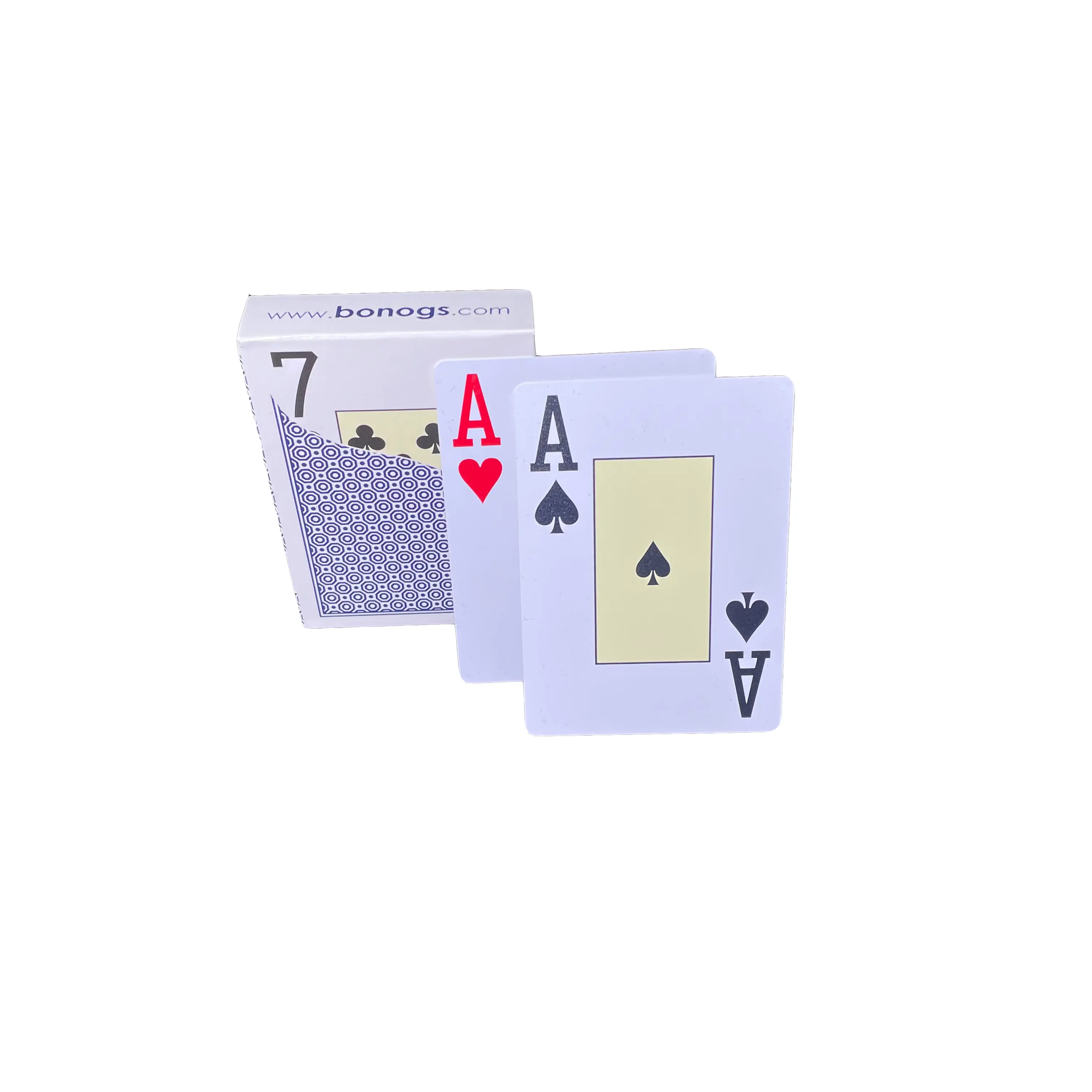 Benutzer definierte 0,3mm Plastic Poker Printing Werbe-PVC-Spielkarten von hoher Qualität