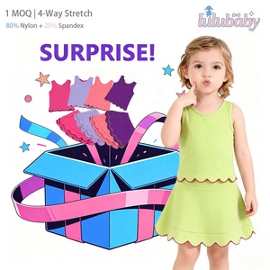 DH ODM <strong>Bulk</strong> Girls Yoga Set Mystery <strong>Box</strong> Scalloped Skort Activewear 2-Piece Sleeveless Tank Top Sport Shorts Kids Gym Outfits 2026 - Product Image 5