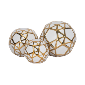 Scultura di sfere in ceramica, statuetta decorativa per la casa, il bagno, l'ufficio, l'arredamento degli spazi abitativi. - Product Image 3