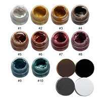 Markenlose Vegane Chamäleon-Pigment Schimmer Augencreme Lidschatten Glitzer Augenschatten Glanz-Creme Jelly Highlighter Gel-Form Farbige Schminke