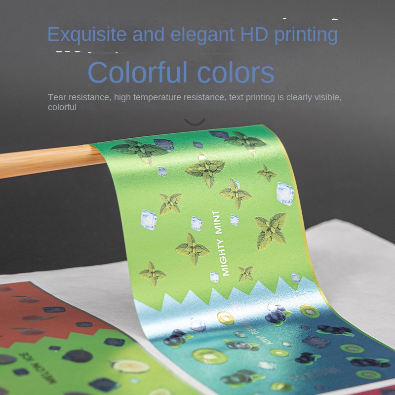 Customized Self-adhesive Labels logo Stickers Sealing Stickers Hot Stamping Printing Metal Labels Paper Labels Stickers