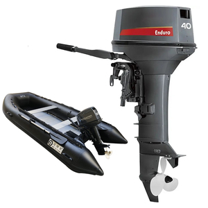 <b>Boat</b> <b>Motor</b> 40hp Gasoline Grey 2 Stroke Engine - Product Image 1