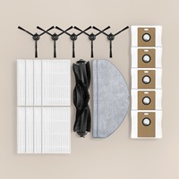 Kit de Repuesto para Robot Aspirador Eléctrico Tapo RV30/RV20 Max Plus con Cepillos Principales y Laterales, Filtro, Bolsa para Polvo y Paño de Limpieza