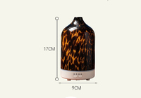 Humidificateur d'air ultrasonique en verre de 200 ml, diffuseur d'arômes, diffuseur d'huiles essentielles USB avec télécommande