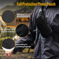 MOLLE Handyhalterung für Rucksackgurt Tasche für Handy Große Sportbrillen Sport Taktische Rucksack-Zubehörtasche