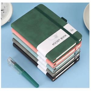Day Planner Meeting Hardcover A5 Size Business Personalised 160 Pages Paper Notebook with Pocket - Product Image 3