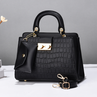 Sac à main fourre-tout décontracté pour femme en cuir PU imperméable de luxe coréen avec fermeture éclair et doublure en polyester, collection 2026, vente chaude