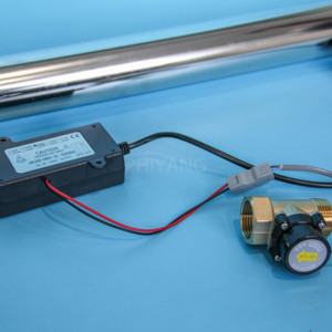 Sistema Purificador de Agua <span class=keywords><strong>UV</strong></span> de Alto Flujo de 55W, <span class=keywords><strong>12</strong></span> <span class=keywords><strong>GPM</strong></span>, Filtro Esterilizador <span class=keywords><strong>UV</strong></span> de Acero Inoxidable con Interruptor de Sensor de Flujo Inteligente - Product Image 6