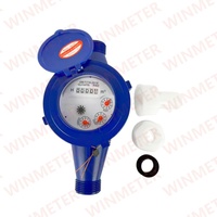 WINMETER Compteur d'eau froide et chaude multi-jets en laiton, fonte, plastique, nylon, acier inoxydable, classe B DN15-DN50 R80 100 160 200 IP68