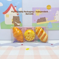 Nouveau 2026 – Lot de 24 jouets squishy en forme de pain à rebond lent, pack anti-stress alimentaire pour enfants et adultes, boîte cadeau sensorielle anti-anxiété CPC