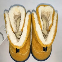 Bottes d'hiver en gros pour tout-petits, chaussures de premiers pas pour bébés, doublées polaire, à scratchs, antidérapantes, fournisseur