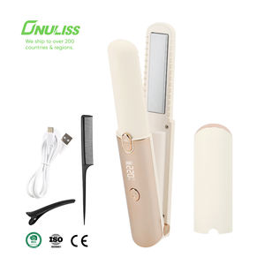 Fers à lisser de voyage en gros, outils chauds portables, mini lisseur sans fil, lisseur volumisant sans fil à haute chaleur - Product Image 2