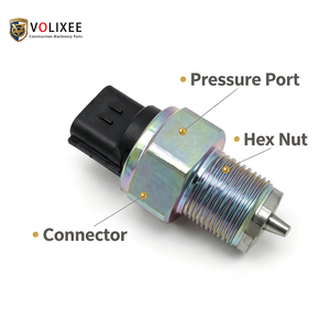 <span class=keywords><strong>Sensore</strong></span> di <span class=keywords><strong>Pressione</strong></span> Carburante Common Rail 499000-6370 Compatibile con Escavatore Komatsu, Trasmettitore ad <span class=keywords><strong>Alta</strong></span> <span class=keywords><strong>Pressione</strong></span> Diesel - Product Image 3