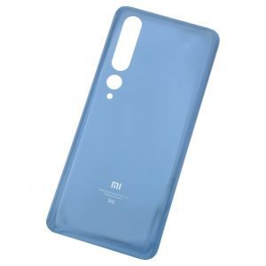 ฝาหลัง Mi 10 5G สีน้ำเงิน วัสดุ PC กันกระแทก อะไหล่ทดแทน ดีไซน์ดั้งเดิม - Product Image 3