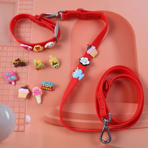 Diseño de moda personalizado Pvc Diy <span class=keywords><strong>Collar</strong></span> de perro ajustable impermeable silicona goma <span class=keywords><strong>Collar</strong></span> de perro Correa - Product Image 2