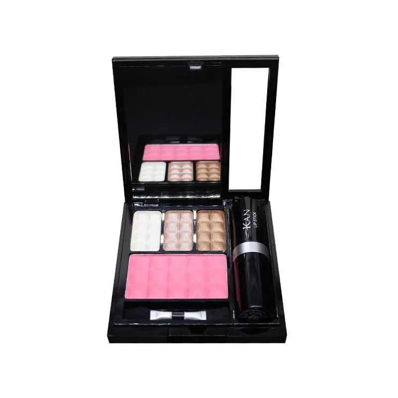 2020 Promotion pretend makeup set kits for girls eyeshadow+lipstick+ blush make up cosmetics OEM factory