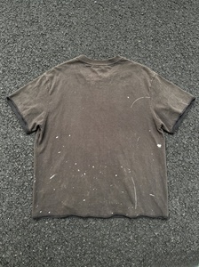 T-shirt à manches courtes surdimensionné pour homme, col rond, motif peint à la main, 100% coton tricoté, style streetwear - Product Image 2