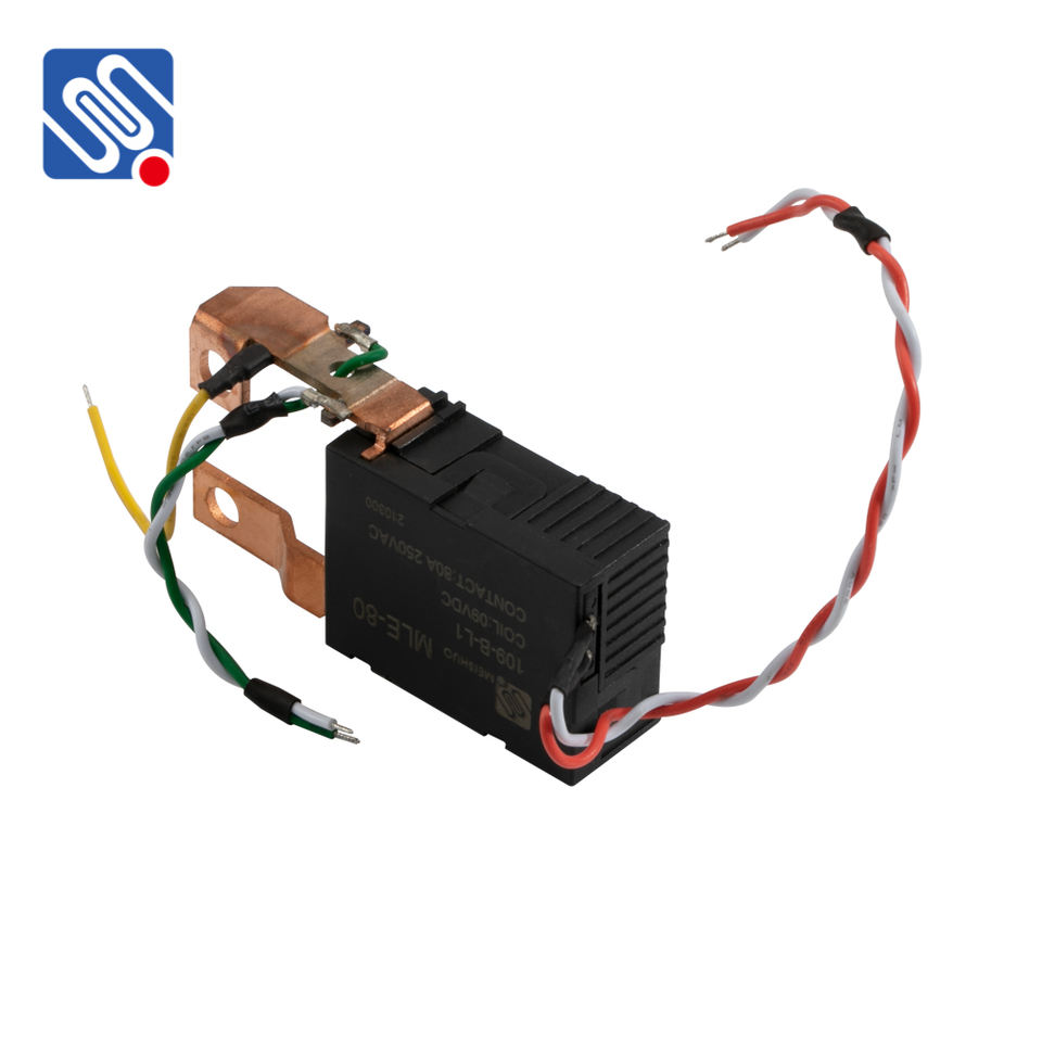 Meishuo MLE-80 109-B-L1 High Power Electromagnetic Relay 9VDC 1.5W 80A 250VAC Miniature 1 Group NC Latching Relay Sealed