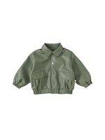 Vestes d'automne pour enfants, pour garçons et filles. Vestes en cuir pour garçons et filles. Vêtements d'extérieur cool pour garçons et filles.